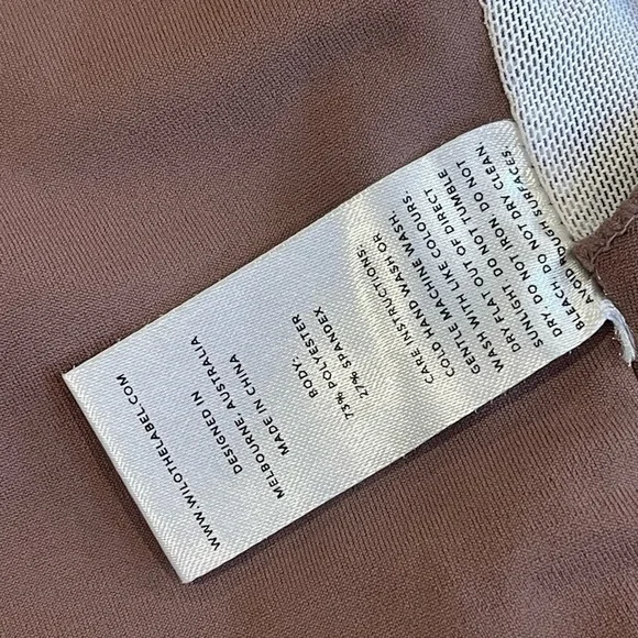 Wilo Anthropologie  The Label Square Neck Sports Bra size XS - Picture 4 of 4